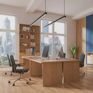 TK Lighting Luxe hanglamp, zwart Lengte 112,5 cm Metaal 4.000 K