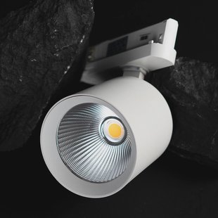 The Light Group SLC LED railspot Fox, wit, 3.000 K, 3-fasen railsysteem