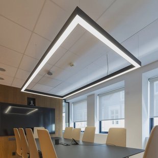 The Light Group SLC LED hoekconnector Klik rechts, AC, zwart