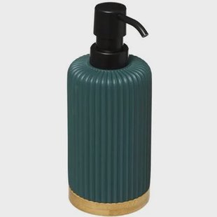 5Five Zeeppompje van kunststeen - groen - 270 ml - zeepdispenser 5Five Zeeppompje van kunststeen - groen - 270 ml - zeepdispenser