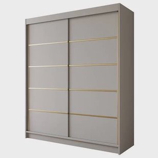 Meubella - Kledingkast Eagle - Beige - 180 cm