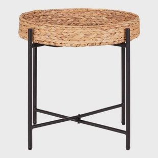 Banff Bijzettafel - ø50 - Riet