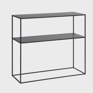 Rebellenclub Basha Bijzettafel - 90 x 35 cm - Zwart