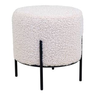 Rebellenclub Elora Poef - Wit