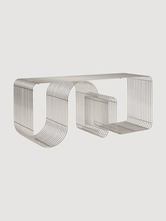 Metalen zitbank Curva