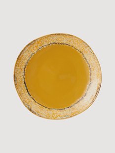 Handgemaakte ontbijtborden 70&#039;s van keramiek, 2 stuks