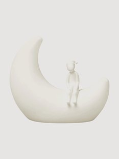 Klein mobiel LED-lichtobject Maan met kleurverandering