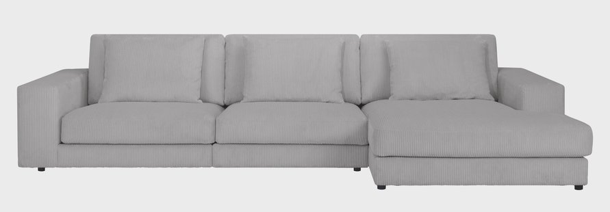 Hoekbank Kayuma ribstof rechts | NADUVI Collection