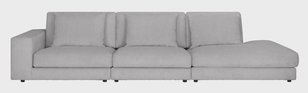 Hoekbank Kayuma ribstof rechts | NADUVI Collection