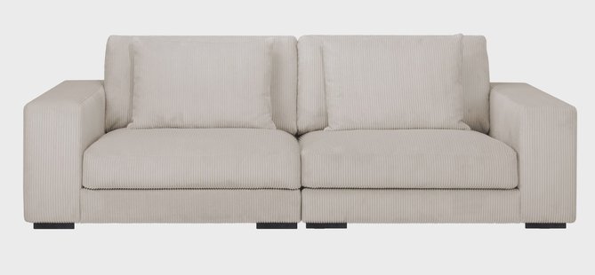 3-zitsbank Kayuma ribstof | NADUVI Collection