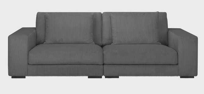 3-zitsbank Kayuma ribstof | NADUVI Collection