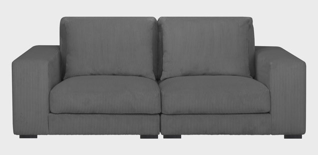 2.5-zitsbank Kayuma ribstof | NADUVI Collection