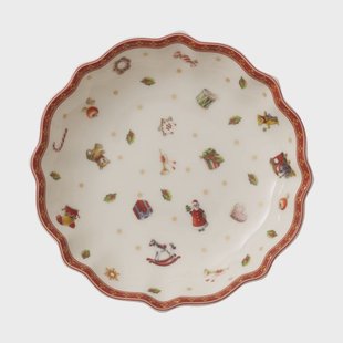 Villeroy & Boch Toy's Delight schaal S Ø16,5 cm Wit-rood Villeroy & Boch Toy's Delight schaal S Ø16,5 cm Wit-rood