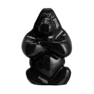 Kosta Boda Gabba Gabba Hey sculptuur 120 mm Zwart
