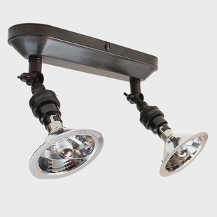 Authentage Marron on Profile ronde basis - opbouwspot - 20 x 6 x 14 - brons