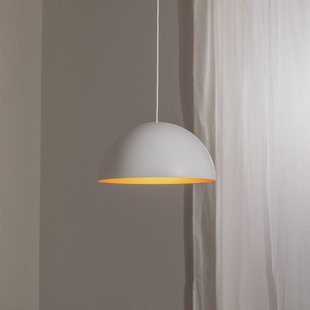 BEGA Hanglamp Studio Line 50996, wit/koper, Ø 35 cm