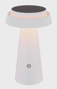 Globo LED tafellamp op zonne-energie 36624, wit, oplaadbare batterij, CCT, IP54,