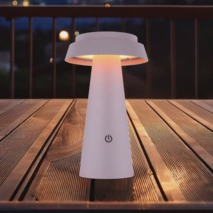 Globo LED tafellamp op zonne-energie 36624, roze, oplaadbare batterij, CCT, IP54,