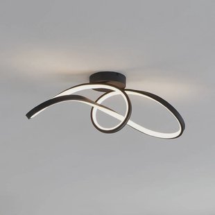 EGLO connect LED plafondlamp Calarossa-Z, zwart, aluminium