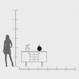 KARE Papegaai decoratieve doos, hoogte 40 cm, polyresin, zwart, goud