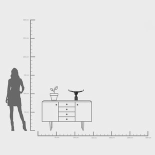 KARE decoratief object Athlet Zwart Klein, zwart, breedte 43 cm