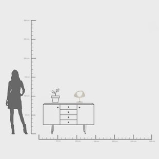 KARE Soft Shape decoratief object, brede vorm, wit, gegoten steen