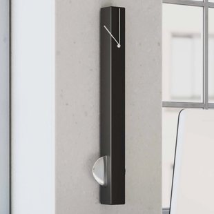 KARE Pendule wandklok, aluminium, zwart