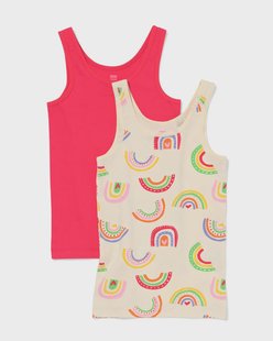 HEMA Kinderhemden Regenboog - 2 Stuks Multi (multi) HEMA Kinderhemden Regenboog - 2 Stuks Multi (multi)