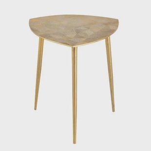 SVJ Bijzettafel - 40 x 40 x 45 cm - Aluminium - Goud - Set van 4 SVJ Bijzettafel - 40 x 40 x 45 cm - Aluminium - Goud - Set van 4