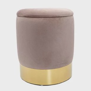 SVJ Kruk Rond - 31 x 31 x 38 cm - Polyester - Lila SVJ Kruk Rond - 31 x 31 x 38 cm - Polyester - Lila