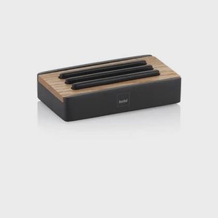 Zeepschaal, Hout, Zwart - Kela | Cube