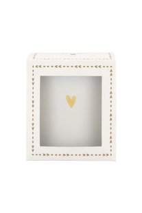 Zusss Geurkaars In Doosje Lievelings Hartje Wit Goud