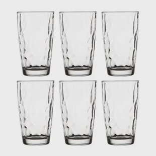 Bormioli Rocco Drinkglazen Diamond - 6x stuks - glas - 470 ml