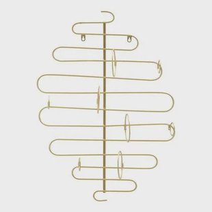 Mauro Ferretti Alid Wandmontage fleshouder in goud metaal