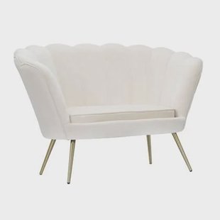 Mauro Ferretti Vienna 2-zitsbank in beige stof