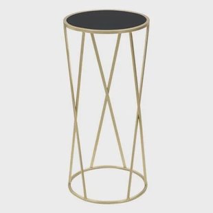 Mauro Ferretti Glam simple Ronde tafel in goud metaal