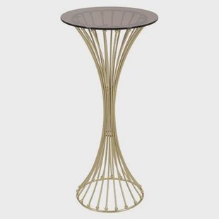 Mauro Ferretti Centur Tafel in goud metaal en glas