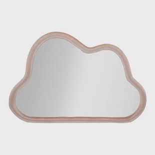 Mauro Ferretti Cloud Wandspiegel in roze fluweel