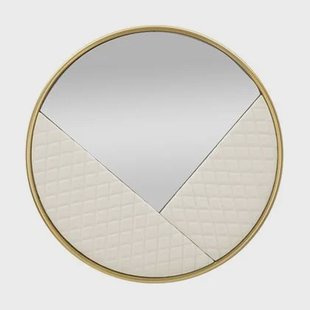 Mauro Ferretti Sharon Wandspiegel in hout en eco-leer