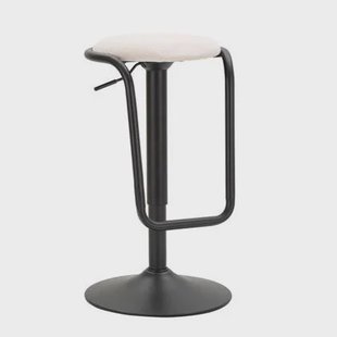 Mauro Ferretti Destiny Witte stoffen barkruk