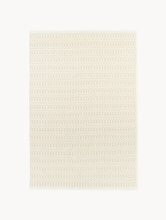 Handgeweven indoor &amp; outdoor vloerkleed Rune met geometrisch patroon