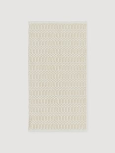 Handgeweven indoor &amp; outdoor vloerkleed Rune met geometrisch patroon