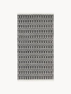 Handgeweven indoor &amp; outdoor vloerkleed Rune met geometrisch patroon