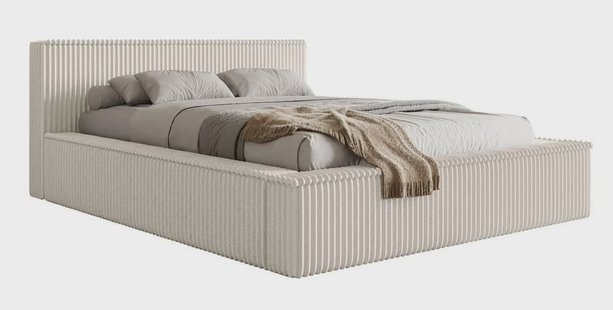 Bedframe Rafe ribstof 160 x 200 cm | NADUVI Collection