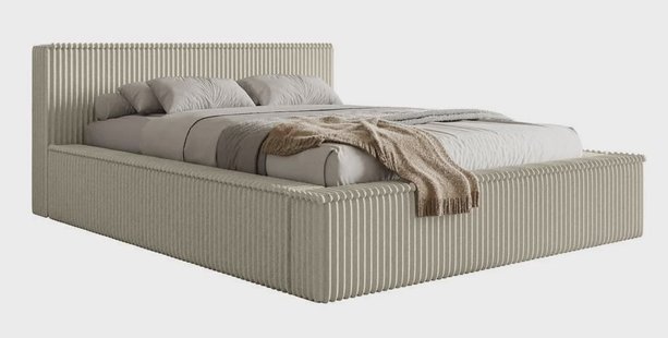 Bedframe Rafe ribstof 160 x 200 cm | NADUVI Collection