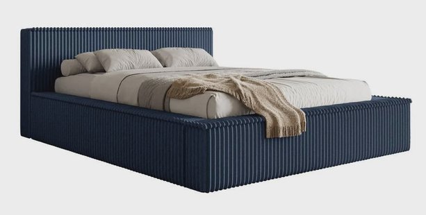 Bedframe Rafe ribstof 160 x 200 cm | NADUVI Collection