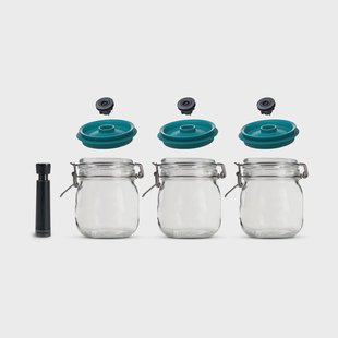 Airtender Airtender vacuümafsluiter potten 3-pack 1L