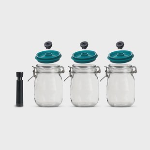 Airtender Airtender vacuümafsluiter potten 3-pack 1,5L