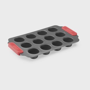 Lékué Lékué non stick mini muffinsvorm 12 st Rood