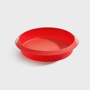 Lékué Lékué ronde cakevorm siliconen 20 cm Rood